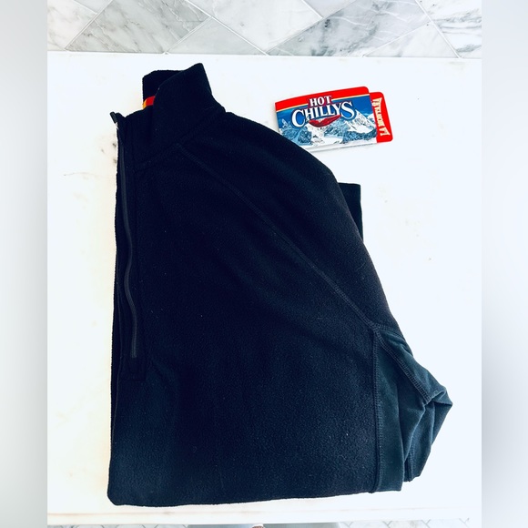 NWT HOT CHILLY PANEL ZIP BASE LAYER TOP - Picture 2 of 5